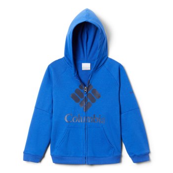 Chlapecké Mikiny Columbia Branded French Terry Full Zip Tmavě Blankyt SJUOKZ946